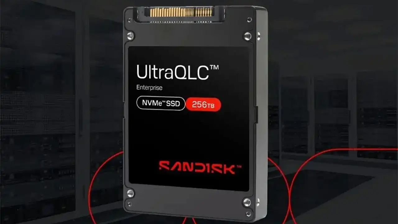 SanDisk представила SSD NVMe ёмкостью 256 ТБ