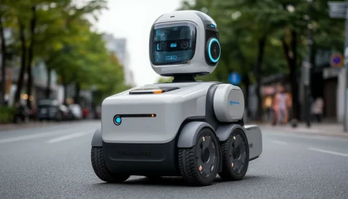 Робот-курьер стал участником дорожного движения в Москве